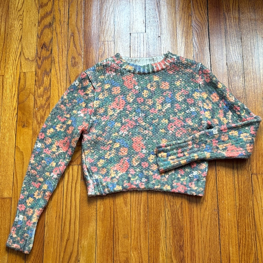 Zara Flower Sweater